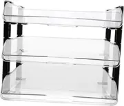 Gadpiparty Desktop Paper Organizer Rack Transparent File Storage for Office Home Multi Design for Document Sorting Compact Portable Desk Organizer Efficient