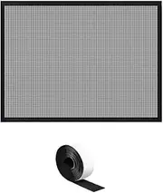 Black Heavy Duty Fire Guard,Foldable Fireplace Screen Folding Spark Fire Guard for Fireplace Screen Open Fire Log Burner Spark Screen Draft Guard Cover (29 * 40in)