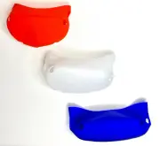 Silicone Case Cover Compatible Oculus Quest 2, Red, White, Blue