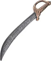 PACKOVE Pirate Sword Costume Prop Lightweight Plastic Cosplay Accessory for Boys for Pirate Parties Halloween Stage Performances Safe and Reliable Construction