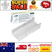 5.5" Aluminum Mitre Box - Small Miter Box for Hand Saw, 3 Cutting Angles