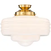 Toorak 35cm Lighting Art Deco Retro Lights DIY Brass Detroit Batten Fix Inspirations