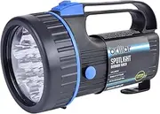 Brillar Super Bright Spotlight Flashlight, Powerful LED Handheld Searchlight, Portable High Lumens Powered Spot Lights Outdoor Flood Tactical Torch Light Waterproof for Camping Outdoor Marine Boating