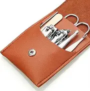 Tool Sets Tool Kit 7pcs Stainless Steel Folding Leather Buckle Nail Clipper Set Nail Scissors Ear Spoon(20HB00072-juse)