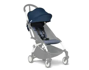 法國 BABYZEN YOYO Plus 嬰兒手推車配件 - 坐墊+遮陽棚 (法航藍)