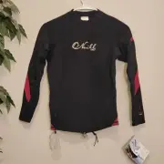 NEW O'NEILL Women's GOORU Style #2277 Long Sleeve Crew Neck Wetsuit Top Size 12