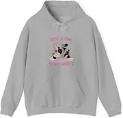 [X.Style] Just a Girl Who Loves Sugar Gliders Cute Pet ds037 Hoodie Grey XL