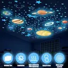 337Pcs Glow in Dark Stickers Decorative Glowing Planet Stickers Removable ⌒