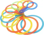 Yardwe 1 Set Measuring Lap for Fruits Diameter Gauge for Oranges Apples Peaches and More Easy to Use Fruit Diameter Measuring Ring for Classification Multi Colored