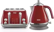 Icona Capitals Breakfast Collection, Bundle Includes 4 Slice Toaster and Electri