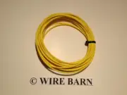 12 GAUGE TXL YELLOW AUTOMOTIVE WIRE - HIGH TEMP - 100 FT PRIMARY HOOKUP WIRE USA