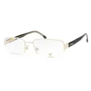 Carrera C Flex 05/G J5G Gold Black Men’s Half Rim Eyeglasses 56-19-145 W/Case