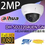 【DAHUA 大華】DH-SD22204UEN-GN 200萬 4倍 網路快速球攝影機 IPCAM 監視器 昌運監視器