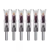 6Pcs LED Purple Lighted Nock Archery Arrow Nock Tail for ID 7.62mm Arrow Hunting