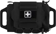 Med Kit Large Capacity First Aid Kit, Survival Two-Piece System Med Roll Carrier Trauma for Emergency Survival Outdoor Travel Hiking Trauma Travel First Aid