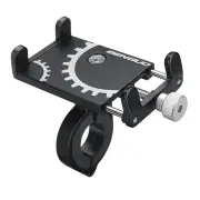 3.5-6.2 inch Phone GPS Holder Handlebar Mount Aluminum Universal For Motorcycle Bike Scooter BLACK COLOR