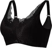 [HONGFSM] Women's Mastectomy Bras Sexy Lace Fake Breast Bra Wireless Comfort Everyday Bra Silicone Breast Implant Support Bra