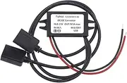Quick Charge QC3.0 Dual USB Converter DC 12V/24V to 5V 3A Buck Charging Module Step Down Voltage Regulator Car Power Adapter (04- Double USB)