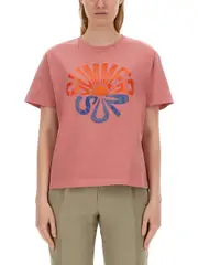 [Ps Paul Smith] Ps Paul Smith-Summer Sun Print T-Shirt-Donna XS