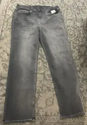 7 For All Mankind Jeans Men's 36 (36x32 ) Austyn Relaxed Straight Grey NWT