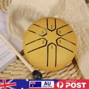 Durable 3 Inches 6 Notes Rain Drum for Outside Mini Handpan Drum Unique Gift