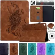 For Samsung Galaxy Tab A9 A8 A7 A6 S6 S7 S8 S9 S10 Patterned Leather Case Cover