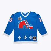 Mens Mitchell & Ness NHL DARK JERSEY NORDIQUES 1992 MATS SUNDIN