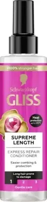 Schwarzkopf Gliss Supreme Length Express Repair Conditioner Leave In Spray 200ml