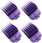 Andis 4 Piece Nano-Silver Magnetic Comb Set Large Hair Clipper Attachments 66320