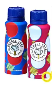 Bubble Tree - 4oz Refillable Bubble Bottle W/Wand 2-Pack