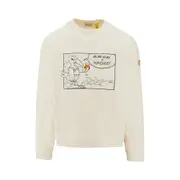 [MONCLER GENIUS DONALD GLOVER] MONCLER GENIUS DONALD GLOVER Genius x Donald Glover embroidered sweatshirt Man M M White