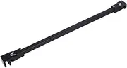 Stainless Steel Shower Room Accessory Glass Supporting Bar Frameless Glass Door Fixed Panel Wall-to-Glass Support Bar Clamp Universal,Multi-Installation Angle 180° Adjustable/550(Black,40cm)
