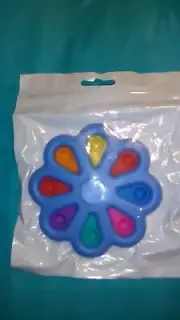 Pegtop Decompression Fidget Fun Toy Spinner~2 in 1 Pop & Spin~Anti-Stress~3+