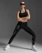 Core Compression Tights, 2XU, M, Black/Silver, Female