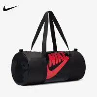 在飛比找蝦皮購物優惠-Nike耐克斜挎包男新款大容量運動包健身包拎包單肩包桶包潮C