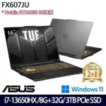 ASUS FX607JU 灰(I7-13650HX/40G/3TB SSD/RTX4050 6G/16吋FHD/W11)特仕