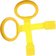 BIUDECO Cute Baby Hand Pull Ring 2pcs Toddler Learning Walking Tools Nursery Bed Hanging Rings