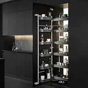 Shearer PRO Open Out Tandem Pantry Unit - 600mm Cabinet - 1625mm Cabinet Height - 10 Trays