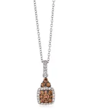 Le Vian Chocolate Cluster 14K 0.40 ct. tw. Diamond Pendant