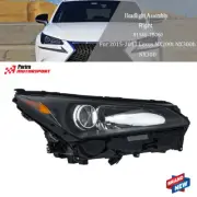 Housing Black For 2015-2016 17 Lexus NX200t Headlight Right RH Side w/Sport Pkg (for: Lexus)