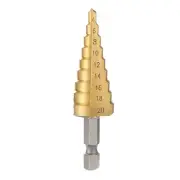 4-20mm HSS Straight Groove Step Drill Bit Wood Metal Hole Cutter Core Drill9459