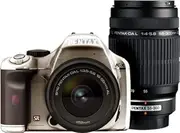 [Pentax] DSLR K-x Double Zoom Kit Silver/Brown 099