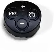 Pizgear Car Cruise Control Button, for MINI, for Cooper R55 R56 R57 R58 R59 R60 R61 Car Steering Wheel Multifunction Audio Cruise Control Switch Button Trim Cover car steering wheel switch kit(BLACK H