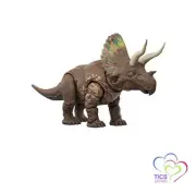 Mattel Jurassic World Rebirth Gigantic Thrashers Eotriceratops Dinosaur Figure