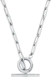 [MVMT] Cable Chain Necklace Chain Necklace, Silver, One Size