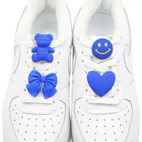 在飛比找ETMall東森購物網優惠-diy配飾af1克萊因藍色小熊鞋帶扣