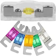 1 Set Automotive Fuse Holder Compact Mini Fuse Holder for Car Audio Systems Durable Materials Easy Installation Versatile Compatibility for Reliable Connections