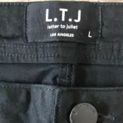 L. T. J. Letter To Juliet Zip Pocket Cuff Jeans