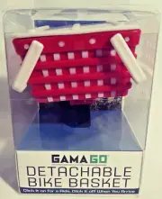 GAMA GO DETACHABLE BIKE BASKET CLICK ON MINI PICNIC BASKET STYLE FREE SHIPPING