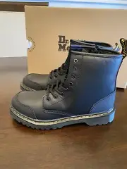 Dr. Martens 1460 Overlay Leather Boots Size Women 6